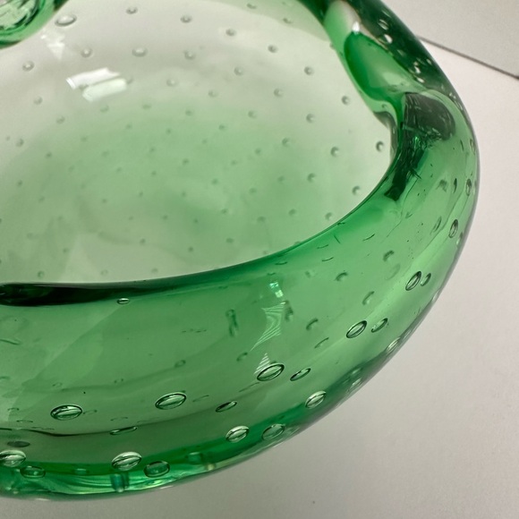 Bullicante Glass Rolled Rim Bowl Ashtray 4.25” - Picture 3 of 7